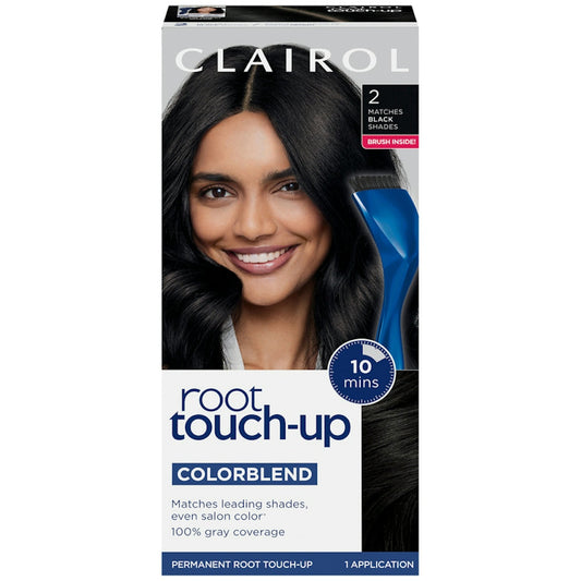 Clairol Nice N Easy Root Touch Up Permanent Hair Color Kit, 2 Matches Black Hair Color Pasteur Pharmacy