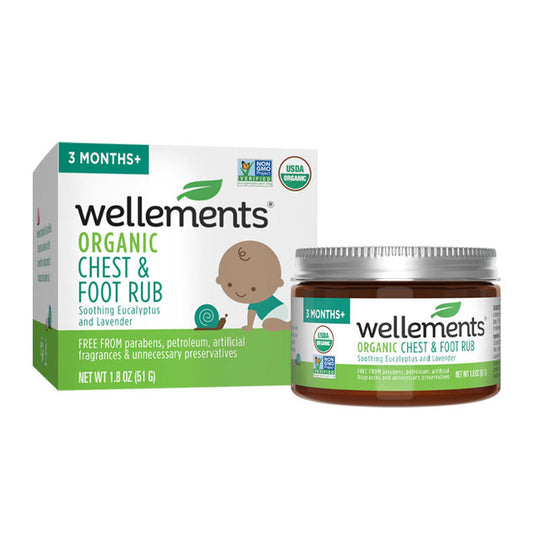 Wellements Organic Baby Chest & Foot Rub Health & Beauty Pasteur Pharmacy