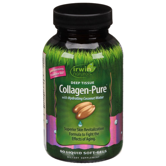 Irwin Naturals Deep Tissue Collagen-Pure Dietary Supplement Liquid Soft-Gels - 80ct Vitamins & Supplements Pasteur Pharmacy