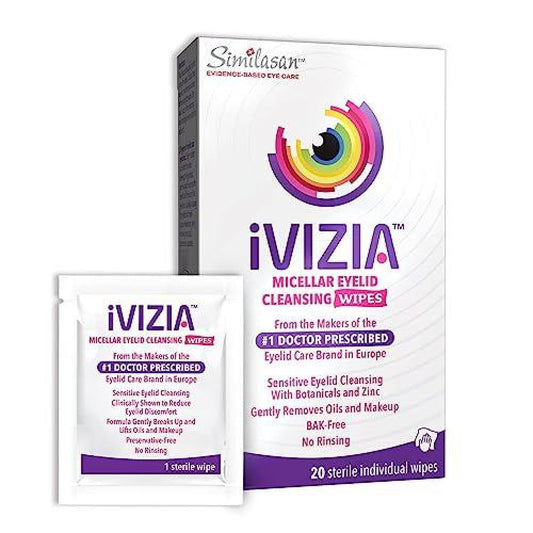 iVIZIA Similasan Wipes, Eyelid Cleansing Health & Beauty Pasteur Pharmacy