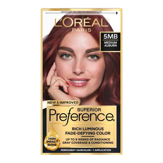 Superior Preference L'Oreal Paris Warmer 5MB Medium Auburn Hair Color 1 Hair Color Pasteur Pharmacy