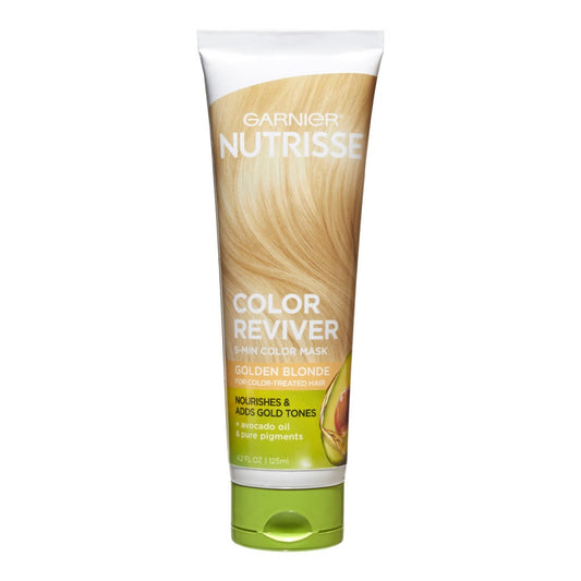 Garnier Nutrisse Color Reviver 5 Minute Golden Blonde Nourishing Hair Mask, 4.2 Fl Oz Masks Pasteur Pharmacy