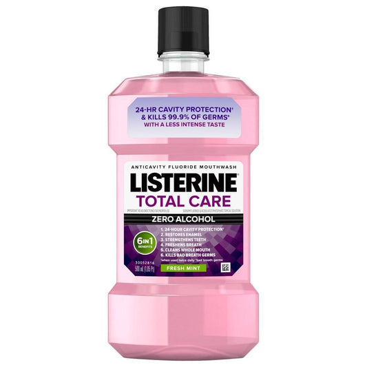 Listerine Total Care Zero Alcohol Anticavity Mouthwash Fresh Mint Mouthwash Pasteur Pharmacy