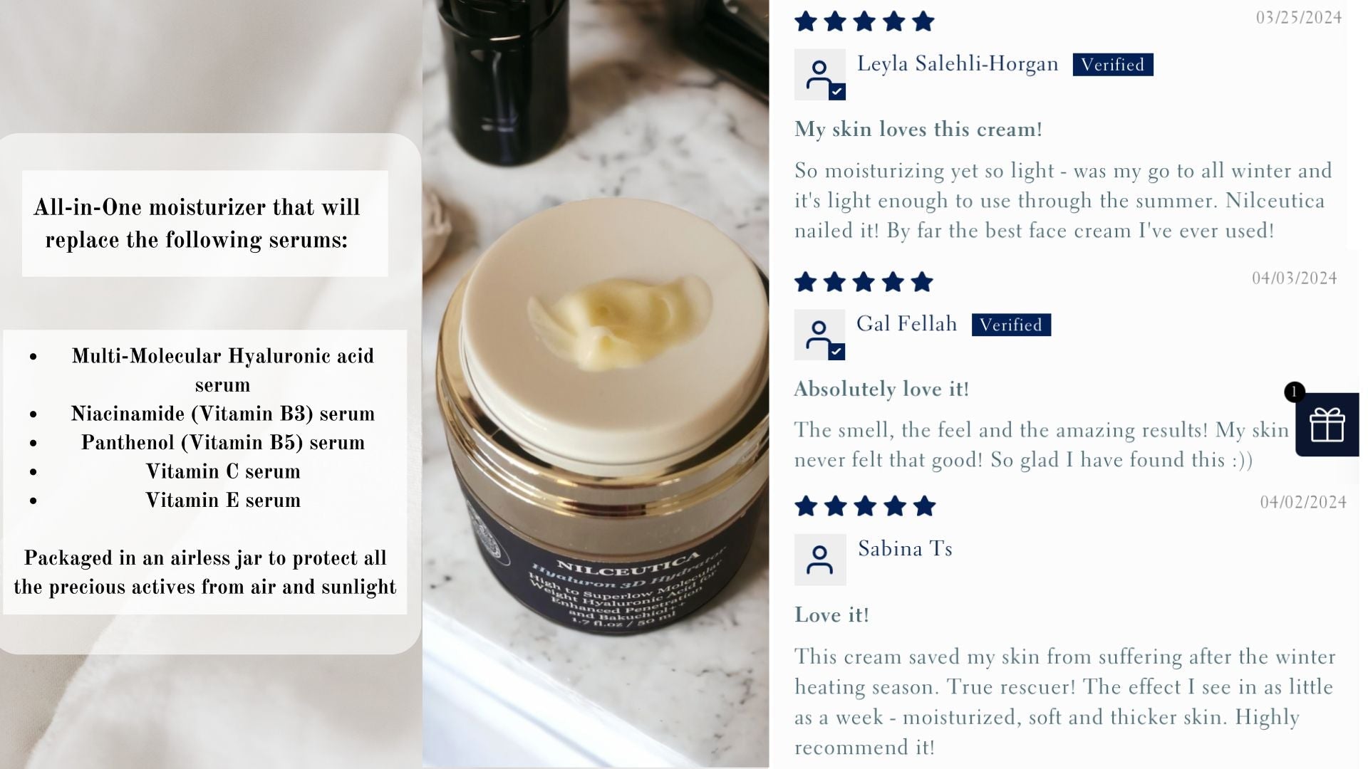 NILCEUTICA Bestsellers Discovery and Travel kit Anti-Aging NILCEUTICA