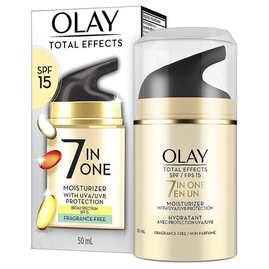 Olay Total Effects Face Moisturizer Fragrance-Free - SPF 15 - 1.7 Fl Oz Face Moisturizer Pasteur Pharmacy