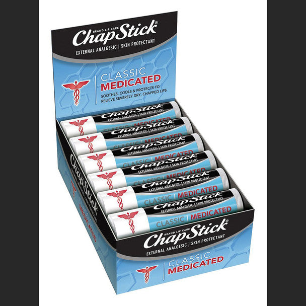 Chapstick Classic Medicated Skin Protectant 0.15 Oz Lip Balms & Treatments Pasteur Pharmacy