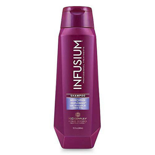 Infusium Shampoo, Moisturize + Replenish, With Avocado & Olive Oils 13.5 Oz Shampoo Pasteur Pharmacy