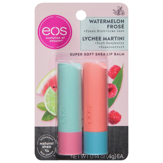 EOS Lip Balm, Watermelon Frose/Lychee Martini, 100% Natural Lip Balms & Treatments Pasteur Pharmacy