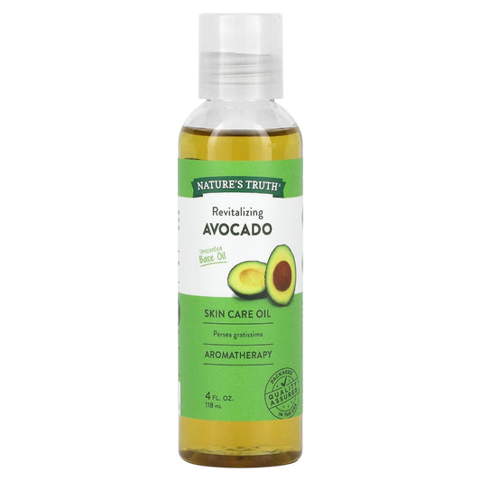 Nature's Truth Revitalizing Avocado Base Skin Care Oil - 4 Oz Skin Care Pasteur Pharmacy