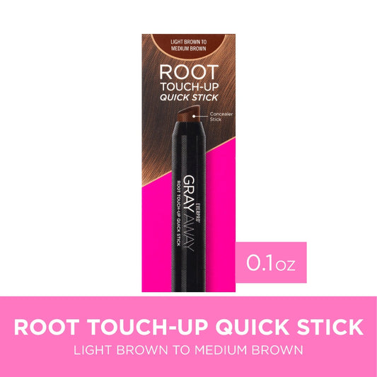Everpro Gray Away Root Touchup Quick Stick, Light Brown, 0.1 Oz Hair Color Pasteur Pharmacy