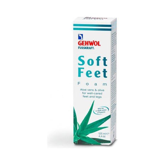 Gehwol Soft Feet Mousse avec Aloes 125ml - 4.2 Oz Foot Care Mousse Pasteur Pharmacy