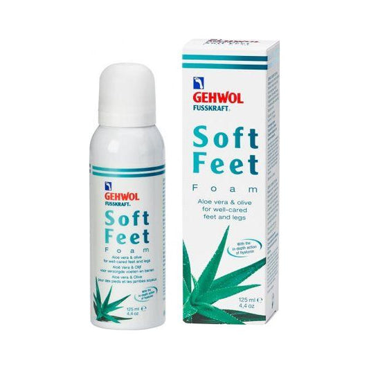Gehwol Soft Feet Mousse avec Aloes 125ml - 4.2 Oz Foot Care Mousse Pasteur Pharmacy