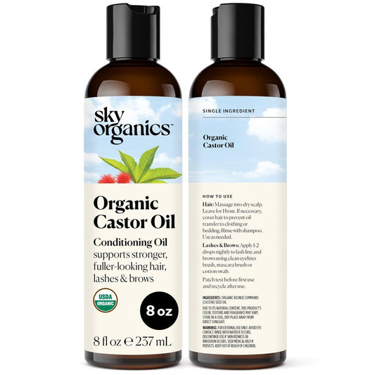 Sky Organics Organic Castor Oil - 1 Fl Oz Hair Care Pasteur Pharmacy