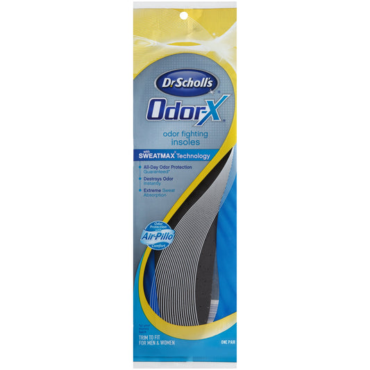 Dr Scholl's Odor-X Odor Fighting Insoles, 1-Pair Insoles & Inserts Pasteur Pharmacy