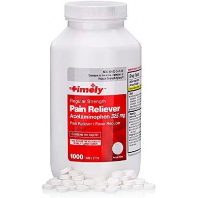 Timely Regular Strength Pain Relief - 325 Mg Health Care Pasteur Pharmacy