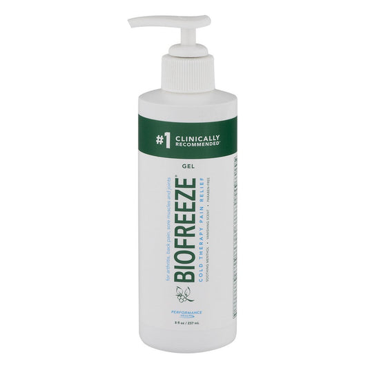 Biofreeze Cold Therapy Pain Relief Gel 8 Fl. Oz. Pump Medicine & Drugs Pasteur Pharmacy
