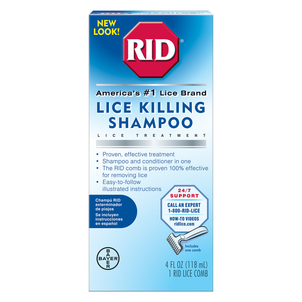 RID Lice Killing Shampoo – 4-Ounce Bottle Shampoo Pasteur Pharmacy