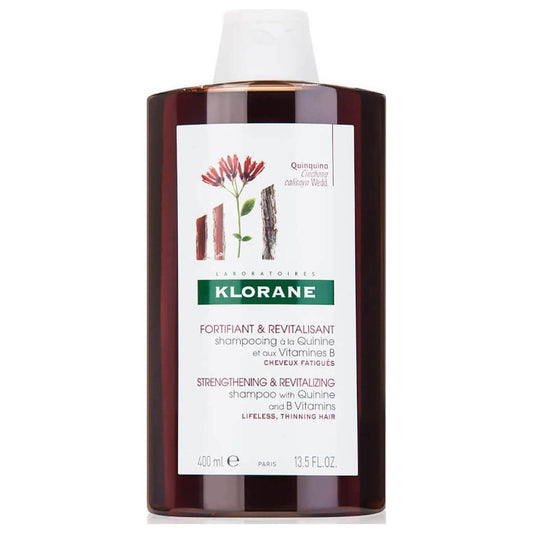 Klorane Shampoo With Quinine and B Vitamins Strengthening & Revitalizing 400ml Shampoo Pasteur Pharmacy