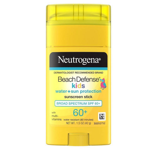 Neutrogena Beach Defense Kids SPF 60+ Sunscreen Stick 1.5 Oz Sunscreen Pasteur Pharmacy