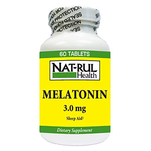 Natrul Health Melatonin TABS 3 MG N-R Size: 60 Vitamins & Supplements Pasteur Pharmacy