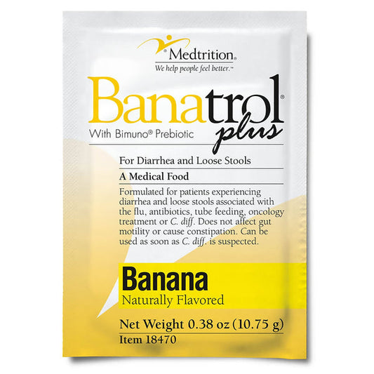 Banatrol Plus Medtrition Oral Supplement Banana Flavor 5 Gram Individual Packet Powder Bananas Pasteur Pharmacy