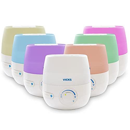 Vicks 0.6 Gallon Natural Care Cool Mist Ultrasonic Humidifier 200 Sq Ft White VUL530 Health Care Pasteur Pharmacy