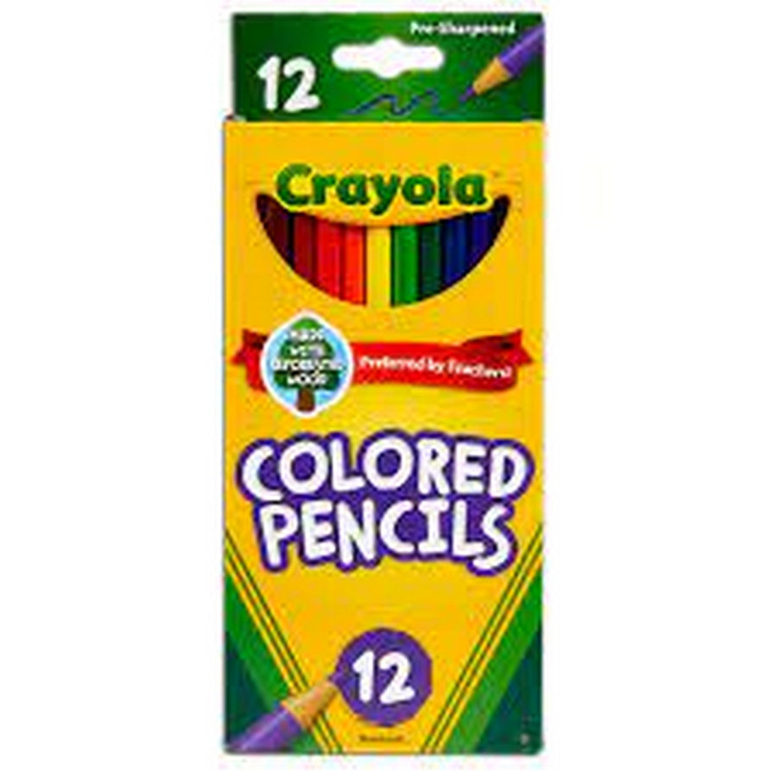 Crayola Long Colored Sharpened Pencils 12ct Pencils Pasteur Pharmacy