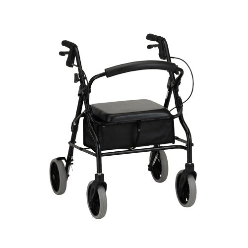 Nova Ortho-med Zoom 20 Rolling Walker - Black Walkers Pasteur Pharmacy