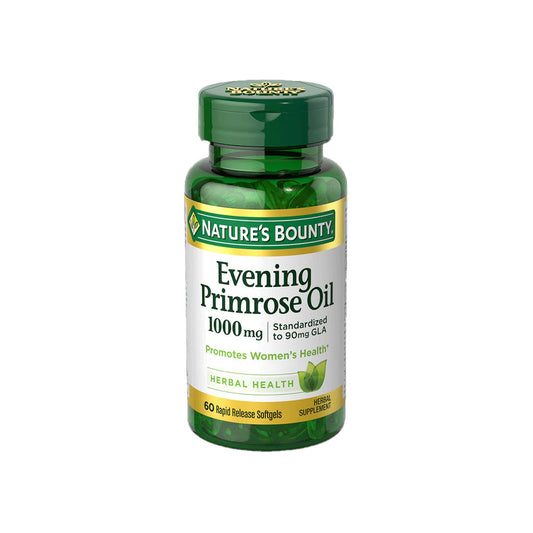 Nature's Bounty Evening Primrose Oil, 1000 Mg, Rapid Release Softgels Vitamins & Supplements Pasteur Pharmacy