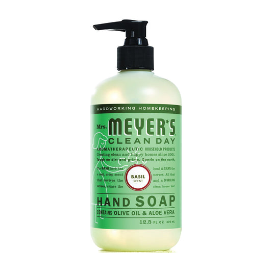 Mrs. Meyer's Clean Day Liquid Hand Soap, Basil Scent - 12.5 Fl Oz Liquid Hand Soap Pasteur Pharmacy