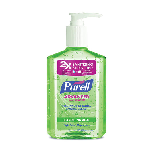 Purell Soothing Gel Advanced Hand Sanitizer Pump Bottle, 8 Ounce Health & Beauty Pasteur Pharmacy
