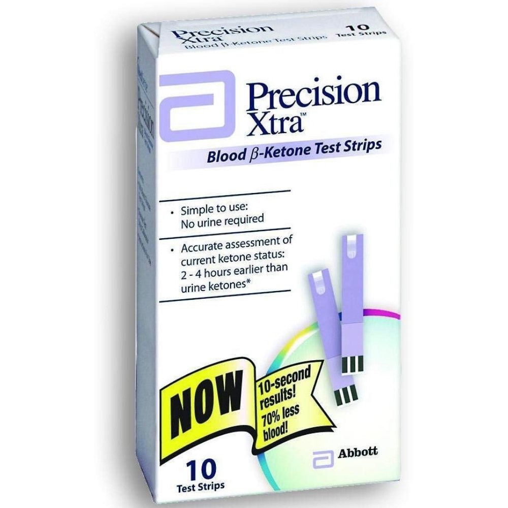 Precision Xtra Blood Ketone Test Strips Box Of 10 Health Care Pasteur Pharmacy