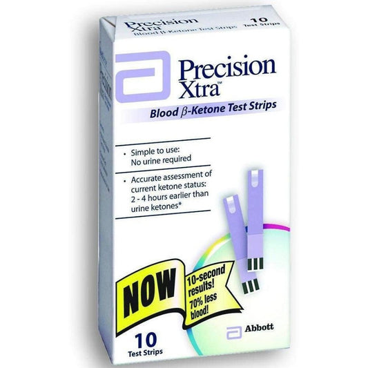 Precision Xtra Blood Ketone Test Strips Box Of 10 Health Care Pasteur Pharmacy