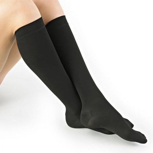 Loving Comfort Microfiber Knee High 10- 20 Closed Toe Women Black X- Large 1 Pr Tortillas & Wraps Pasteur Pharmacy
