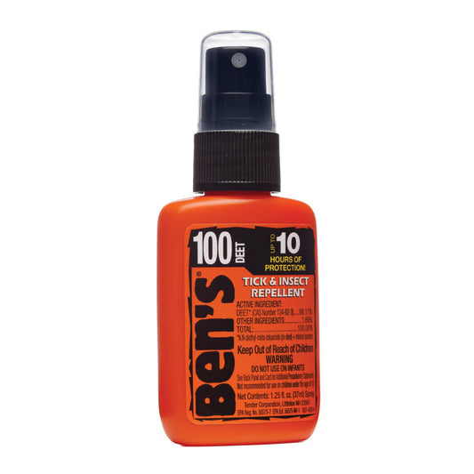 Ben's 100 DEET Tick & Insect Repellent - 1.25 oz Pump Spray - Max Formula Repellents Pasteur Pharmacy
