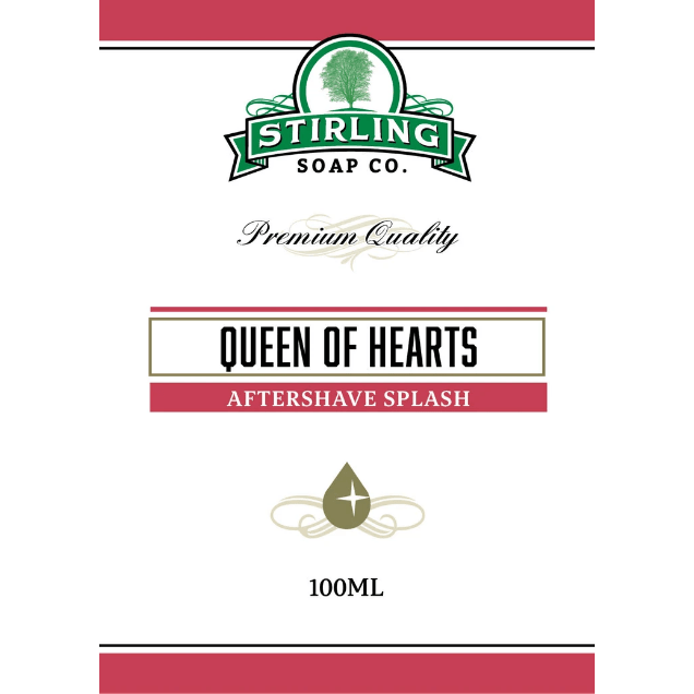 Stirling Soap Co. Queen of Hearts Shaving Collection Shaving Set Pasteur Pharmacy Aftershave Splash 3.3oz