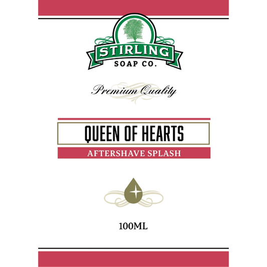 Stirling Soap Co. Queen of Hearts Shaving Collection Shaving Set Pasteur Pharmacy Aftershave Splash 3.3oz