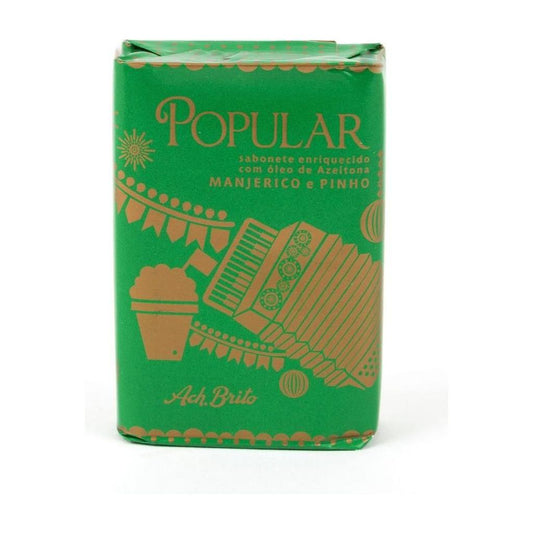 Ach Brito Popular Basil and Pine Soap 2.6 Oz Bar Soap Pasteur Pharmacy