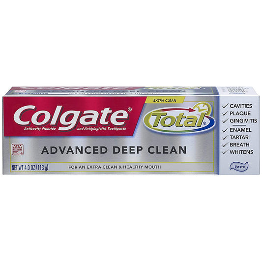Colgate Total Toothpaste, Anticavity Fluoride And Antigingivitis, Advanced Deep Clean, Paste Toothpaste Pasteur Pharmacy