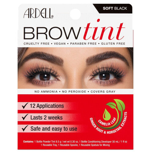 Ardell Brow Tint, Soft Black, 5 Piece Set Health & Beauty Pasteur Pharmacy