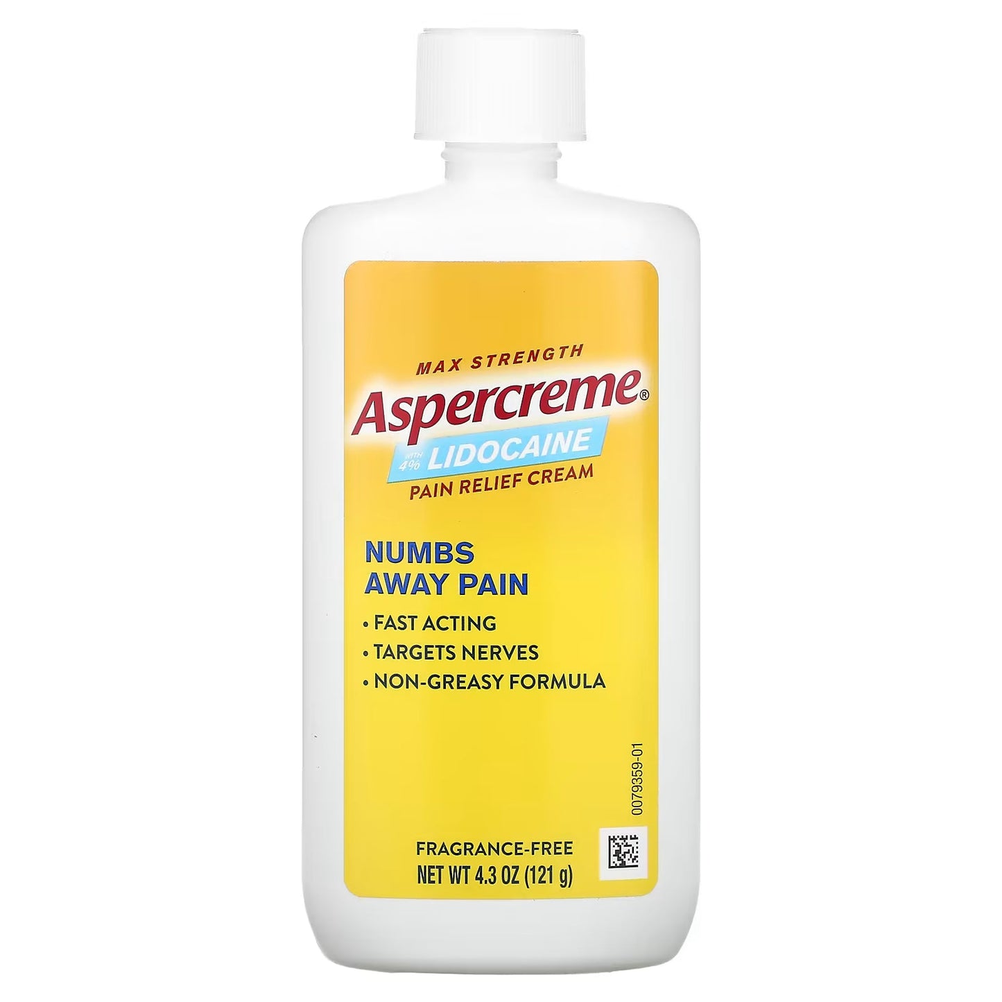 Aspercreme Cream 4% Lidocaine Odor Free 4 oz Health Care Pasteur Pharmacy