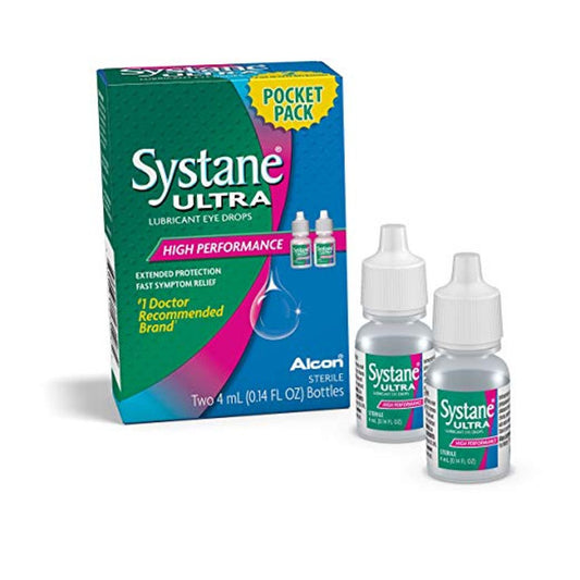 Systane Ultra Eye Drops, Lubricant, High Performance, Pocket Pack Eye Drops & Lubricants Pasteur Pharmacy