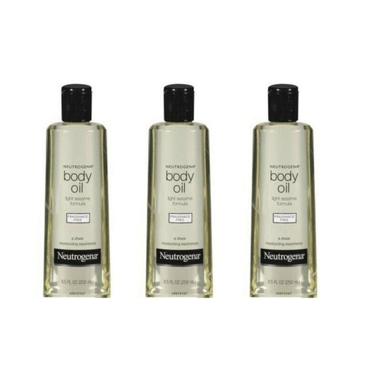 Neutrogena Body Oil Light Sesame Formula, Fragrance Free 8.5 Oz Body Oil Pasteur Pharmacy