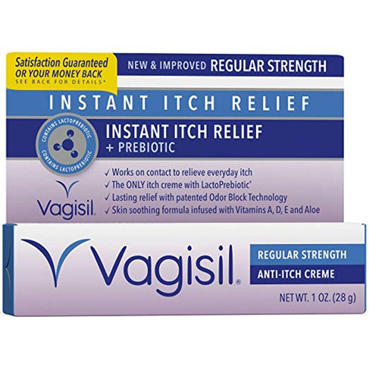 Vagisil Itch Relief, Instant, Regular Strength, 1 Ounce Health & Beauty Pasteur Pharmacy