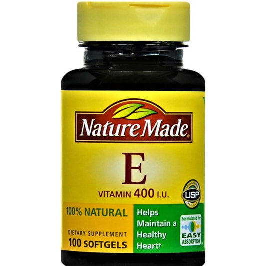 Nature Made Vitamin E Softgels 400 Iu Vitamins & Supplements Pasteur Pharmacy
