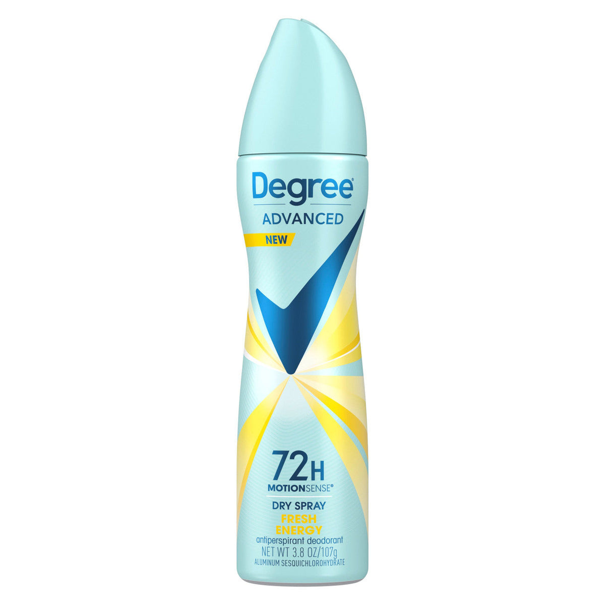 Degree Antiperspirant Deodorant, Fresh Energy, Dry Spray 3.8 Oz