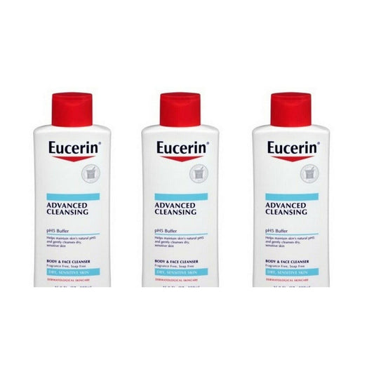 Eucerin Advanced Cleansing Body And Face Cleanser - 16.9 Fl Oz Bath & Body Pasteur Pharmacy