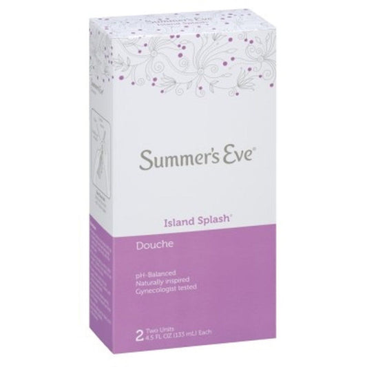 Summer's Eve Douche, Island Splash, 2 Units, 4.5 Oz Each Health & Beauty Pasteur Pharmacy