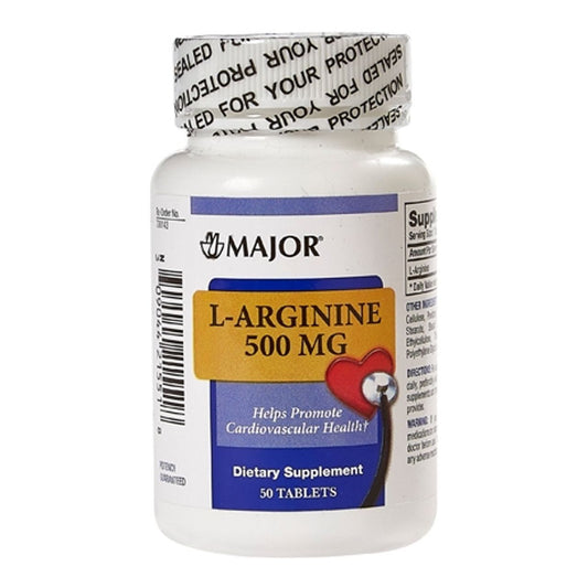 Major Arginine 500 Mg Vitamins & Supplements Pasteur Pharmacy