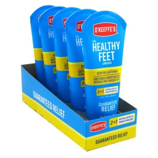 O'Keeffe's For Healthy Feet Exfoliating Foot Cream, 3 Oz., Tube Foot Care Pasteur Pharmacy